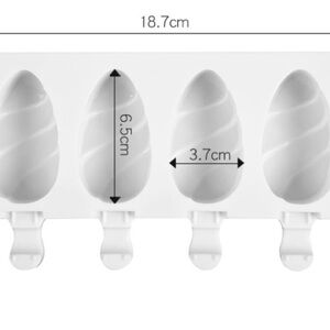 Bundle Oval cakesicle silicone molds